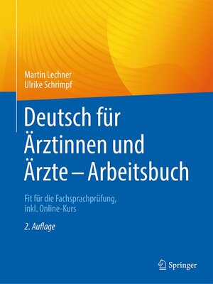 cover image of Deutsch für Ärztinnen und Ärzte--Arbeitsbuch